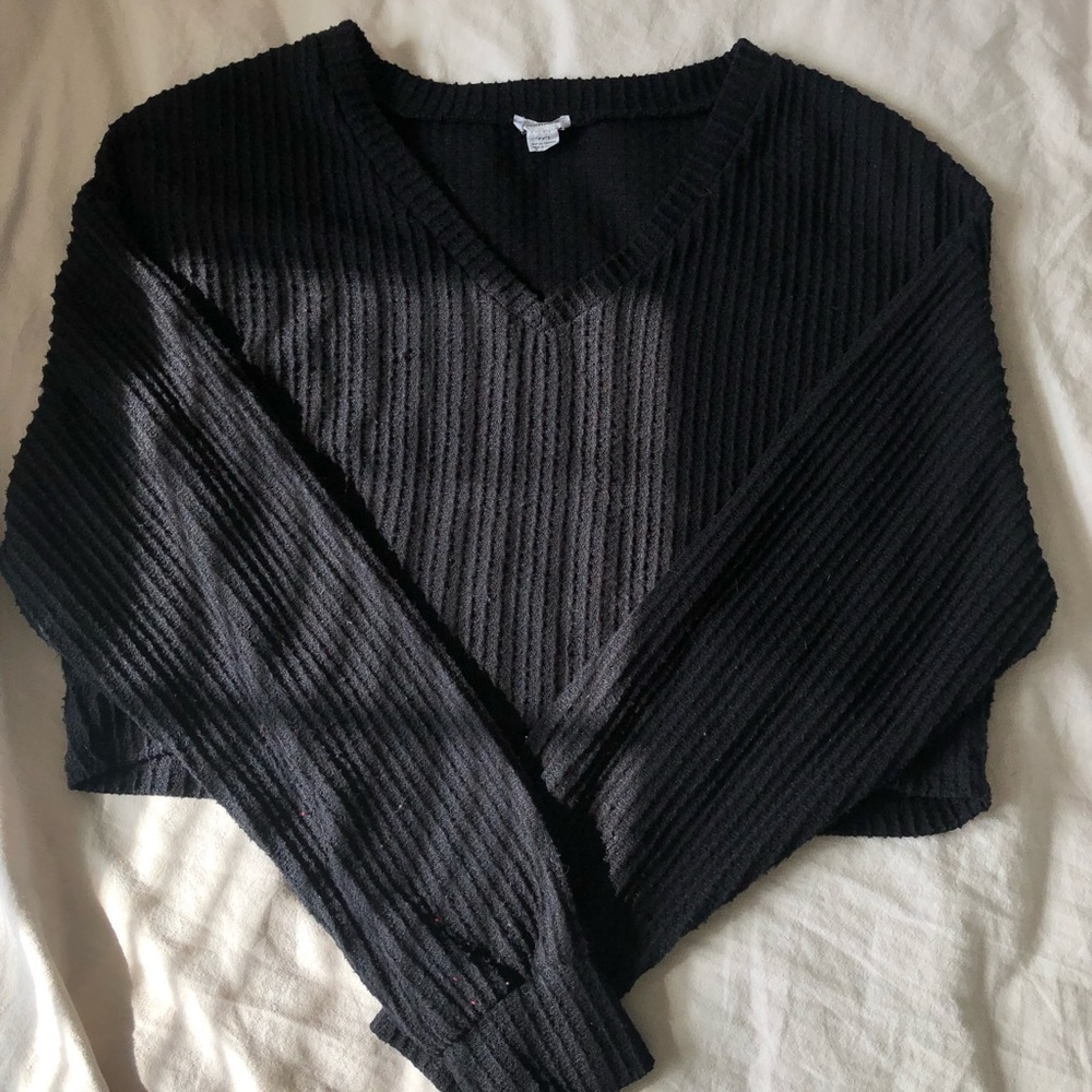 Small Black Garage Sweater